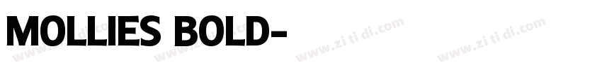 mollies bold字体转换